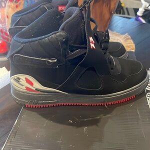 AJF 8 (GS) size 7 color red, black & white and grey